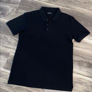 Men’s Zara black polo